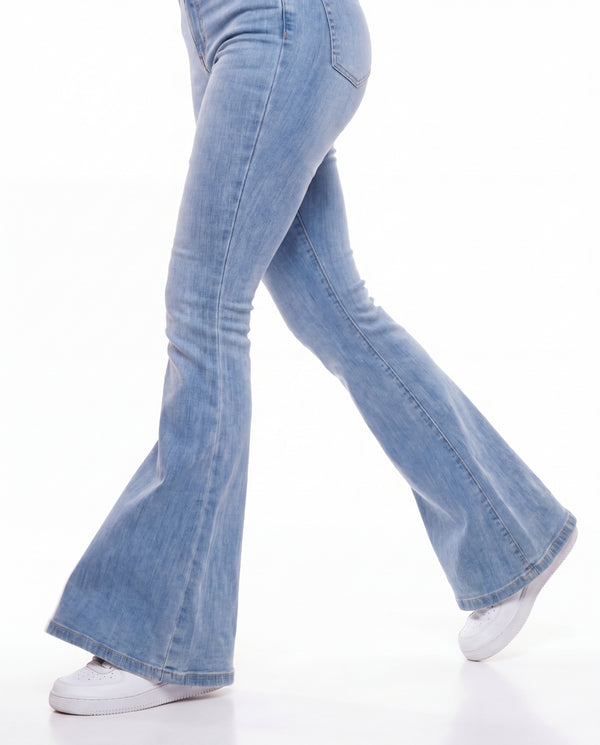 The Flare, High-Rise Sculpting Denim